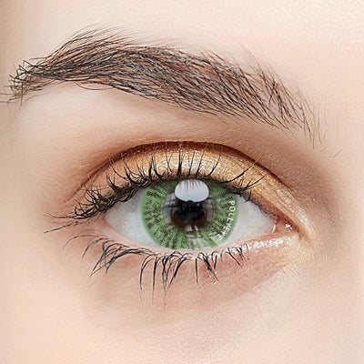 Pollyeye Medusa Green Colored Contact Lenses