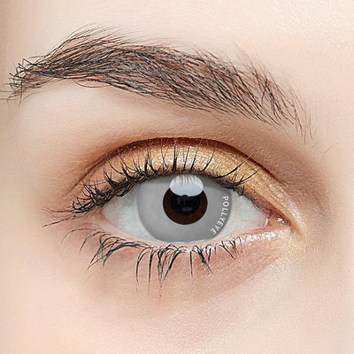 Pollyeye Pure Grey Colored Contact Lenses