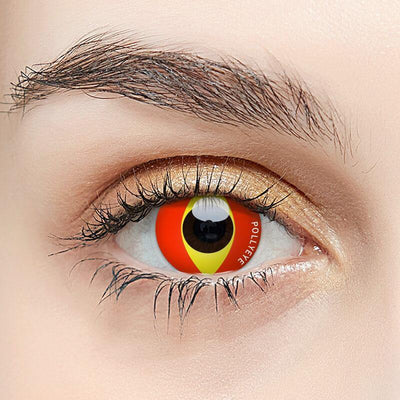 Pollyeye Thrones Sunfyre Colored Contact Lenses
