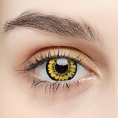 Pollyeye Candy Yellow Colored Contact Lenses