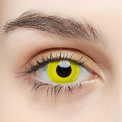 Pollyeye Pure Golden Colored Contact Lenses