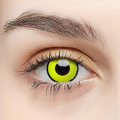 Pollyeye MAD Yellow Colored Contact Lenses