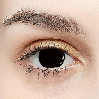Pollyeye Blind Black Hole Black Colored Contact Lenses