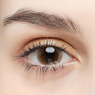 Pollyeye Anti Blue Ray Shining Brown Colored Contact Lenses