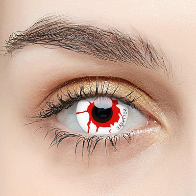 Blood Colored Contact Lenses