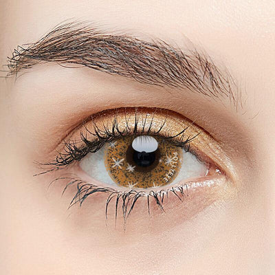 Pollyeye Mutant Gold Colored Contact Lenses