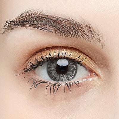 Pollyeye Sea Sterling Grey Colored Contact Lenses