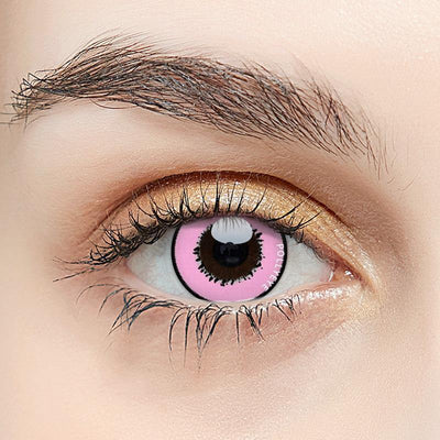 Pollyeye Element Pink Colored Contact Lenses