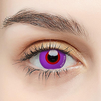 Pollyeye MAD Purple Colored Contact Lenses