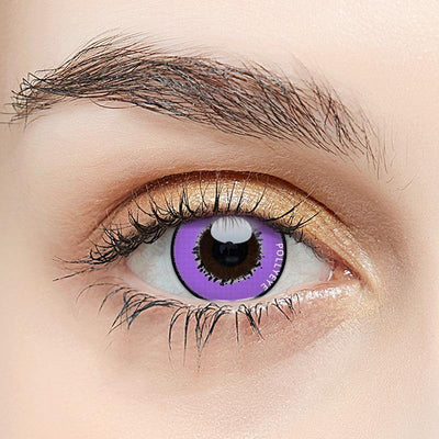 Pollyeye Element Violet Colored Contact Lenses