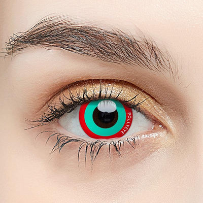 Pollyeye MAD Blue Colored Contact Lenses