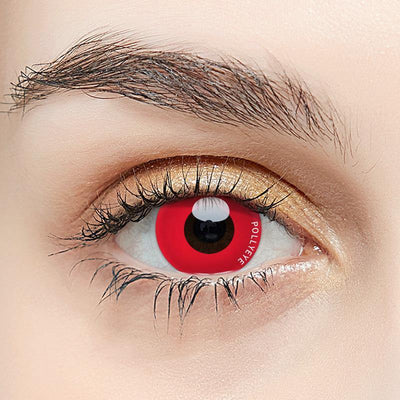 Pollyeye Pure Red Colored Contact Lenses