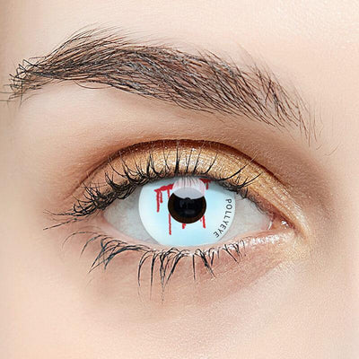 DOMESDAY SLIT BLOOD COLORED CONTACT LENSES