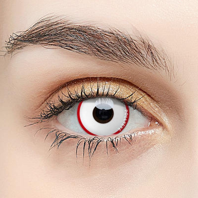 Pollyeye MAD White Colored Contact Lenses